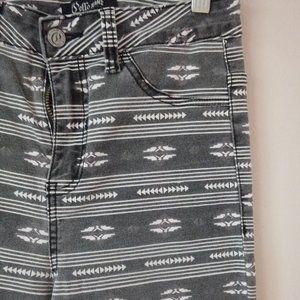 patterned stretchy jeans skinny leg